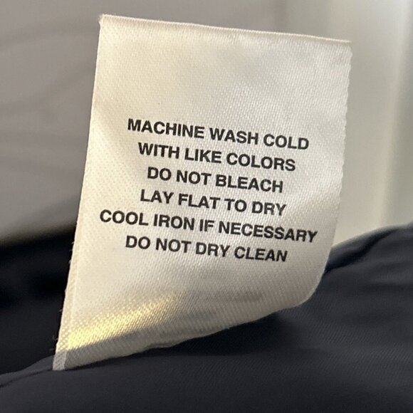 Cambridge Navy Blue Quilted Vest Sz Large Zip Front Lightweight Layering Jacket - Picture 6 of 10